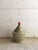 Mid-Century Modern Large Vintage Wine Balloon in Grey Basket, Italy, 1950s For Sale - Image 3 of 10