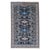Antique Shirvan Rug, Hand Knotted Wool Oriental Rug Navy Blue, Light Blue, Ivory For Sale - Image 9 of 17