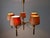 Mid-Century Modern Danish 5-Arm Chandelier in Wood and Brass, 1950s For Sale - Image 3 of 18