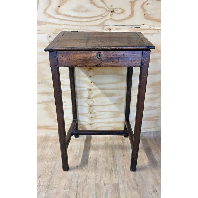 Antique High Wooden Desk, 1800s For Sale - Image 5 of 18