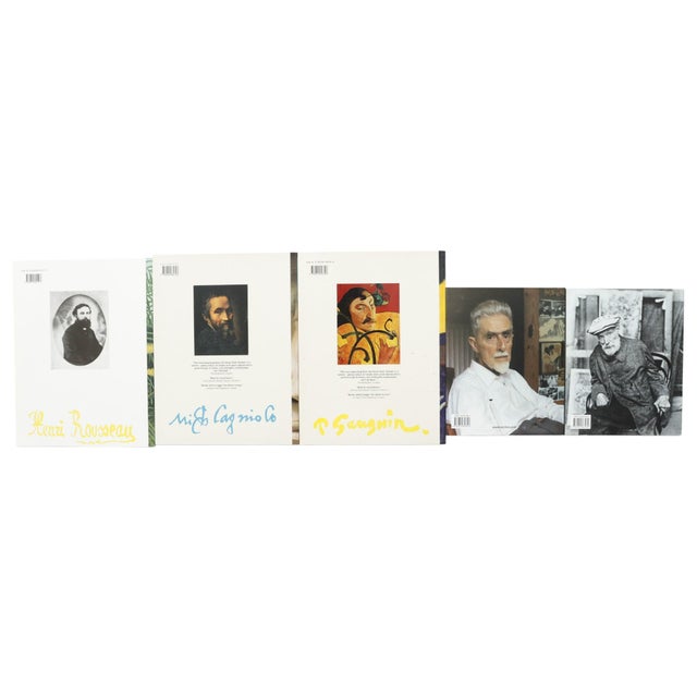 Paper Set of 5 Taschen Art Books on Escher, Gauguin, Michelangelo, Renoir, and Rousseau For Sale - Image 7 of 7