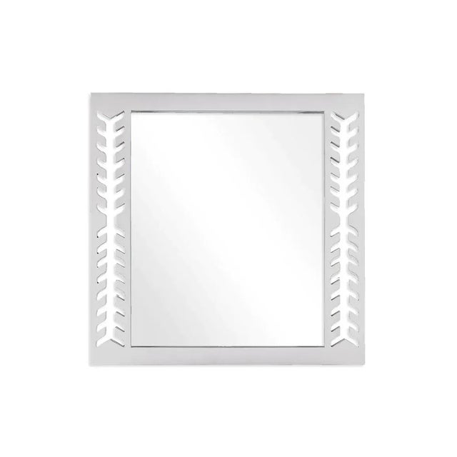 Contemporary Fleur Home Audubon Spruce Square Mirror in Graytint, 36x36 For Sale - Image 3 of 3