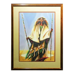 Larry Fodor "Medicine Woman4" Custom Framed Hand Signed & Numbered
