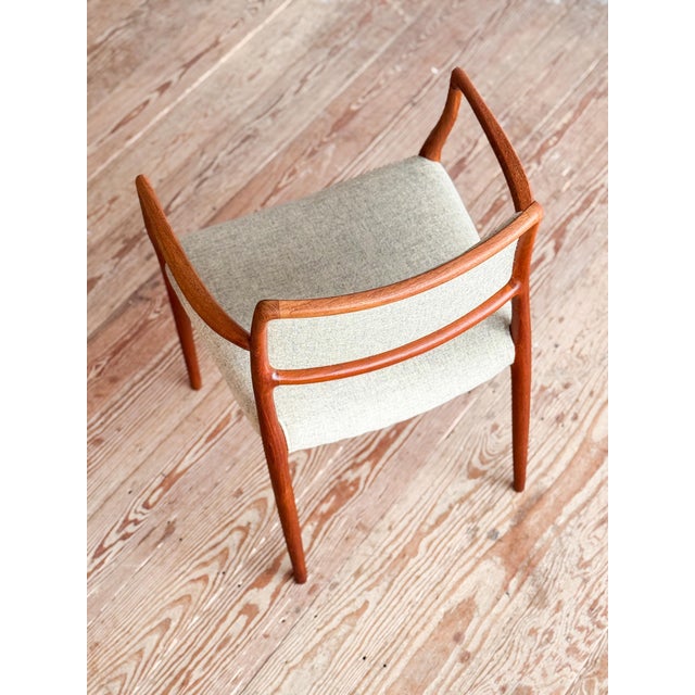 1960s Mid-Century Model 65 Armchair by Niels Otto (N. O.) Møller for J. L. Mollers, 1968 For Sale - Image 5 of 17