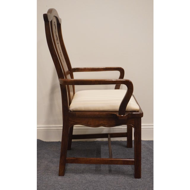 Set of 2 Thomasville Mystique Collection Asian Chinoiserie Dining Arm