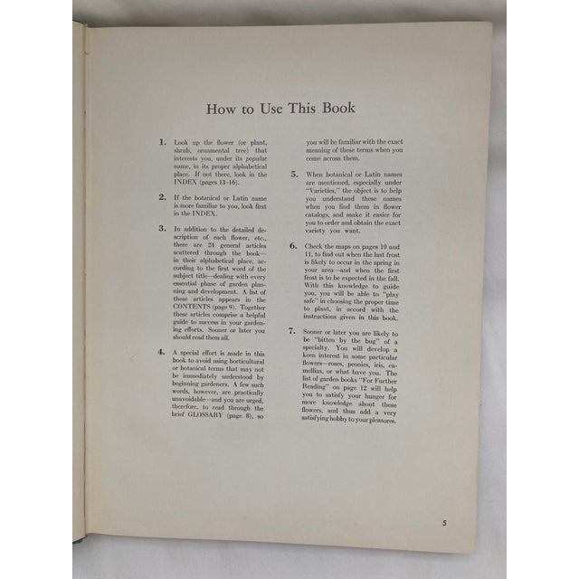 The Complete Guide to Garden Flowers / a Vintage Encyclopedia of Garden Planning / 1972 For Sale - Image 4 of 12