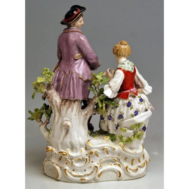 Shepherds Figurines by Carl C. Punct for Meissen For Sale - Image 4 of 9