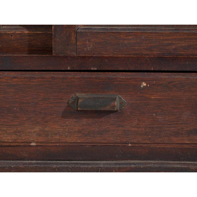 Brown Antique Japanese Cabinet, 1900s For Sale - Image 8 of 14