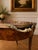 Italian Parquetry Inlaid Tray Table With Painted Figural Panel and Removable Glass Top Late 19th Century For Sale In New York - Image 6 of 9