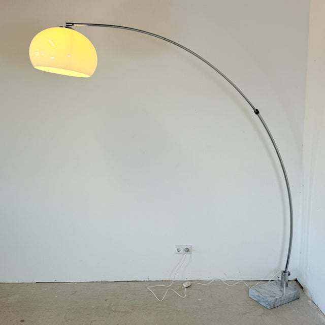 Space Age Arc Lamp in the style of Sölken Leuchten and Reggiani, 1970s For Sale - Image 12 of 12
