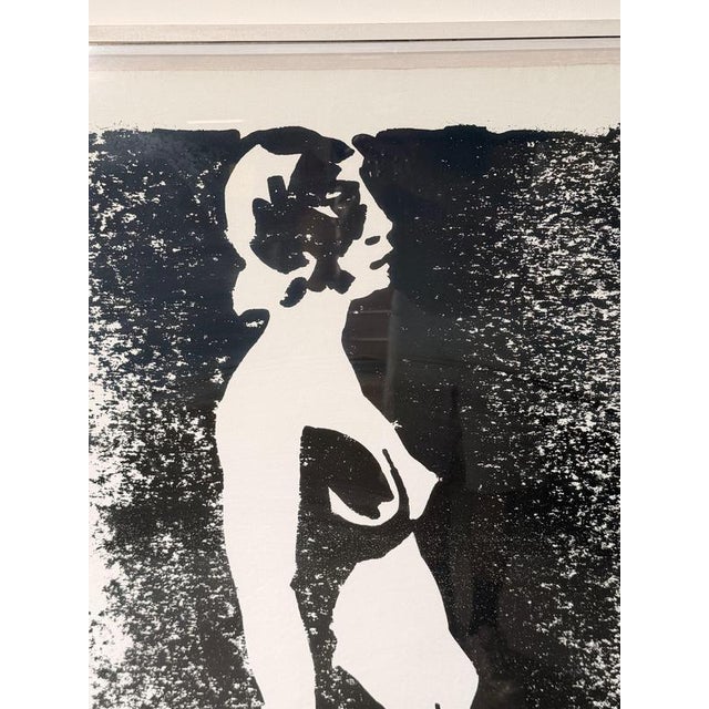 Maurits Van Saene, Nude Figurative Composition, 20th Century, Lithograph, Framed For Sale - Image 4 of 7