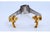 Silver Ice Tongs in the Shape of Golden Claws For Sale - Image 6 of 11