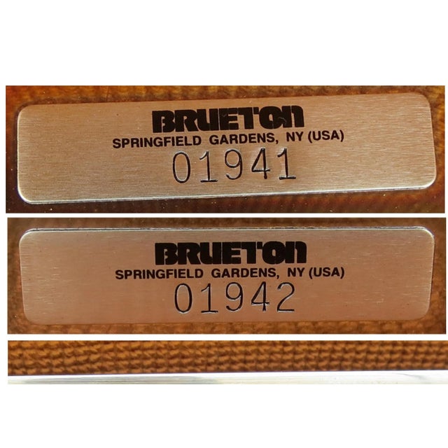 Vintage Brueton Arc Cantilever Lounge Chairs by Charles Gibilterra - a Pair For Sale - Image 9 of 12
