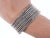 Retro Indo KC Sterling woven thick bracelet, fits a 7.5" wrist, 1" wide 92 grams with no issues.