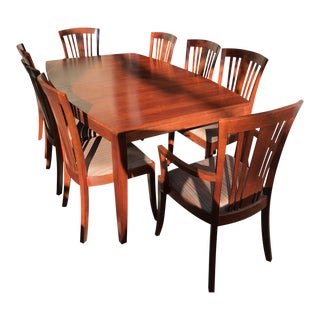 Stickley Solid Dark Cherry Dining Set For Sale