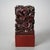 Antique Chinese Carved Hardwood Figural Group With Dragons, Circa 1920 For Sale - Image 6 of 9