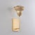 Hudson Valley Lighting Alora 6.5 in. 1 Light Wall Sconce in Vintage Gold Leaf and Gilded Ivory Finish For Sale In New York - Image 6 of 9