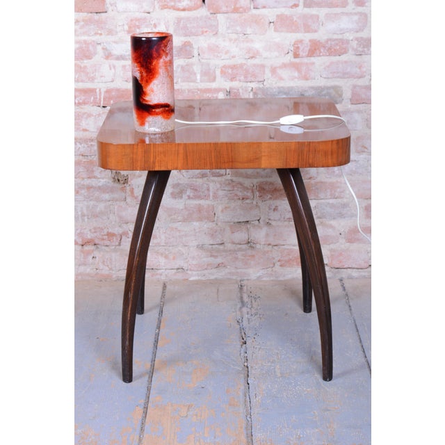 Mid-Century Modern Mid-Century Table Lamp in Marble Glass, Czech, 1960s For Sale - Image 3 of 8