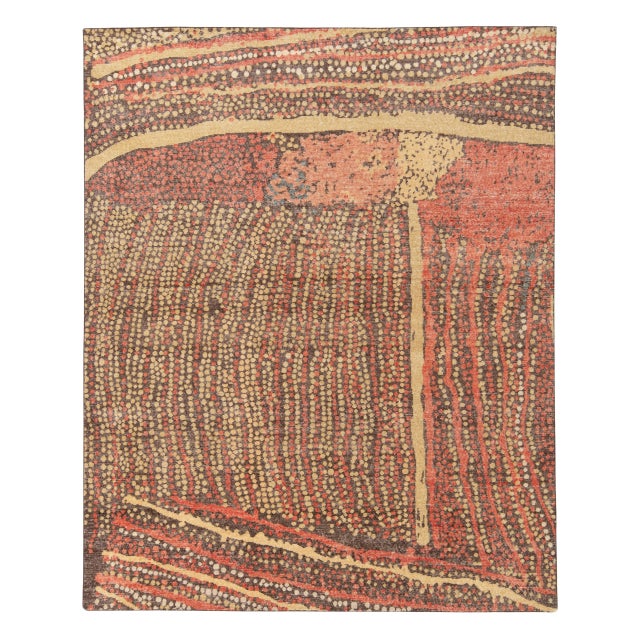 Rug & Kilim’s Oversized Meadow Rug in Brown and Red, 12x14 For Sale In New York - Image 6 of 6