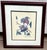 Vintage Peg Wheeler Hope Ornithological "Eastern Bluebird" Framed Embossed Lithograph Print Excellent Condition. For Sale - Image 10 of 17