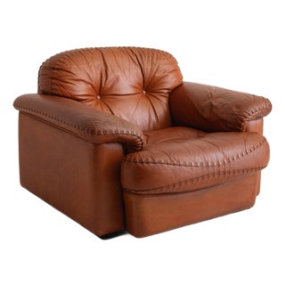 Vavassori "Original Arizona" Lounge Chair in Cognac Leather For Sale