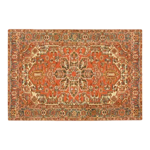 Antique Persian Decorative Oriental Heriz Serapi Rug in Room Size