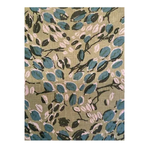 Peter Fasano Cowrie Shells Linen Fabric 3 Yards Color Way Kelp