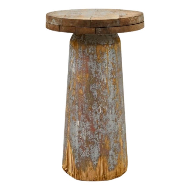 20th Century Czech Wooden Stool For Sale