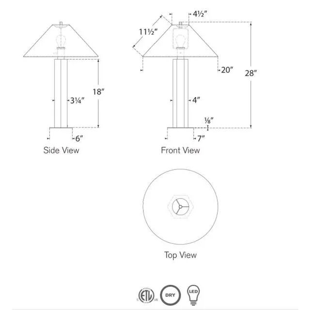 Modern Paloma Contreras for Visual Comfort Signature Olivier Medium Table Lamp in Polished Nickel with Linen Shade For Sale - Image 3 of 3