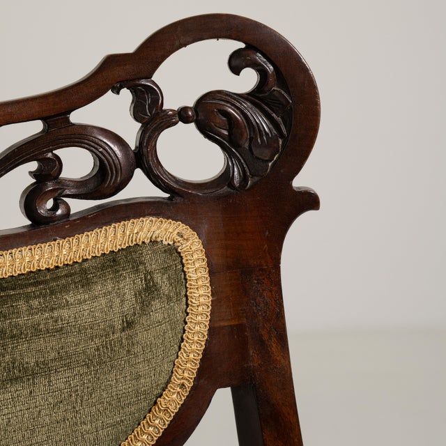 Traditional Mahogany Chair with Upholstered Seat, Antique, United Kingdom, 19th Century For Sale - Image 3 of 11