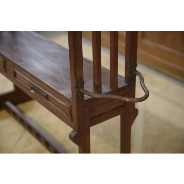 Art Nouveau Wooden Clothes Rack, 1900s For Sale - Image 10 of 13