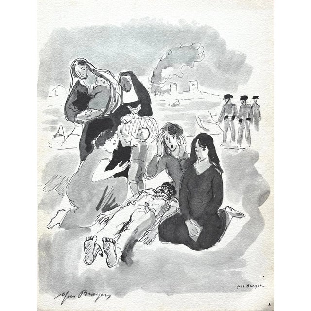 Artist: Yves Brayer Country: France Medium: Facsimile Marks: Hand-signed in pencil, 1962 Printed: 1962 by La Press...