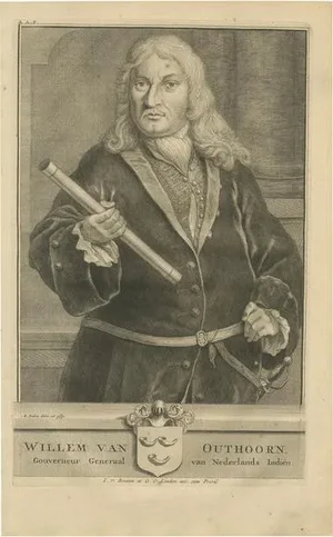 Valentijn, Portrait of Willem Van Outhoorn, 1726, Paper
