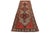 Mid-Century Hand-Knotted Vintage Kurdish Wool Hallway Runner Rug With Geometric Tribal Medallions For Sale - Image 4 of 9