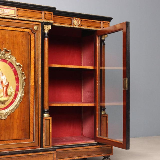 Antique English Victorian Credenza For Sale - Image 5 of 15