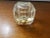 1950s American Hollywood Regency Lucite Faceted Cube Oil Sample Paperweight For Sale - Image 4 of 6