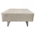 Large Boucle Clad Ottoman by Vladimir Kagan, Lucite Legs For Sale - Image 12 of 18