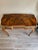 French Louis XV Style Marquetry Console Table in Burl Walnut For Sale - Image 13 of 18