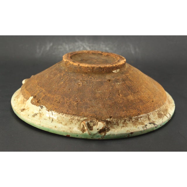 19th / 20th C Glazed Earthenware Bowl With Bull, Cuzco Pottery School 1 For Sale - Image 10 of 15