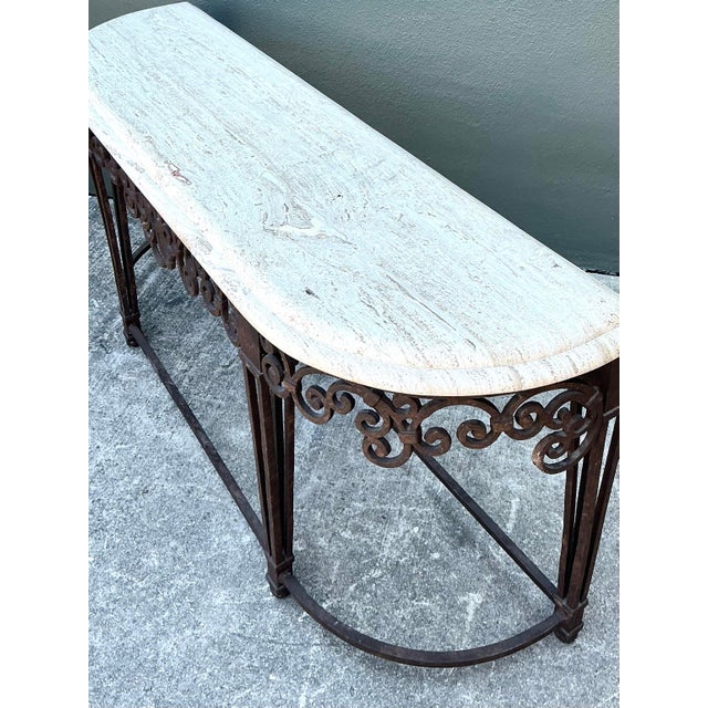 Infuse your entryway or living space with the timeless allure of the Mediterranean with this exceptional vintage wrought...