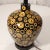 Mid-Century Modern Vintage Mid-Century Modern Wood Lamp With Black Base Color and Embellished With Light Tan Circles With a Touch of Red Grain Lines For Sale - Image 3 of 12