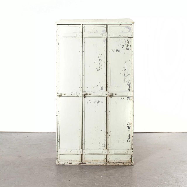 1920s Three Door Locker by Forge De Strasbourg SNCF, 1920s For Sale - Image 5 of 9