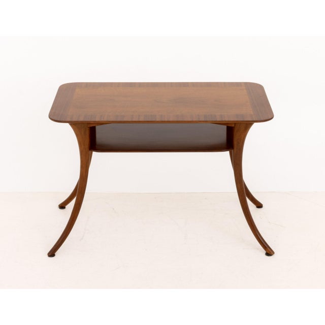 Mid-Century Modern t.h. Robsjohn-Gibbings X Widdicomb Walnut Table For Sale - Image 3 of 10