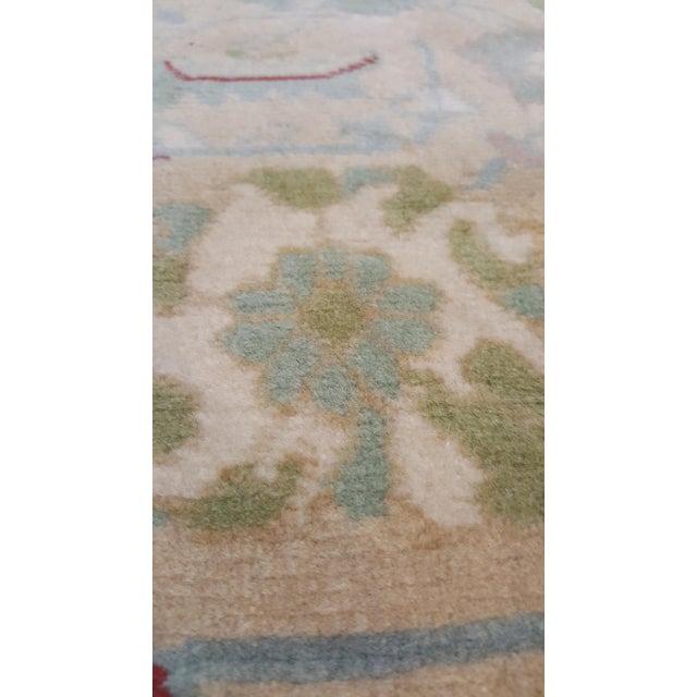 Vintage Indian Agra Carpet For Sale - Image 4 of 18