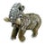 Jay Strongwater Hand-Enameled & Swarovski Bejeweled Elephant Figurine For Sale
