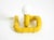 Pop Art Yellow Table Lamp with Plastic Tubing by Wavin, 1970s For Sale - Image 6 of 18
