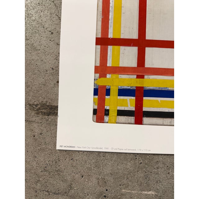 Abstract Piet Mondrian (1872–1944), New York City I (Unvollendet), 1941, Kunstsammlung Nordrhein-Westfalen Düsseldorf, Reprint For Sale - Image 3 of 10