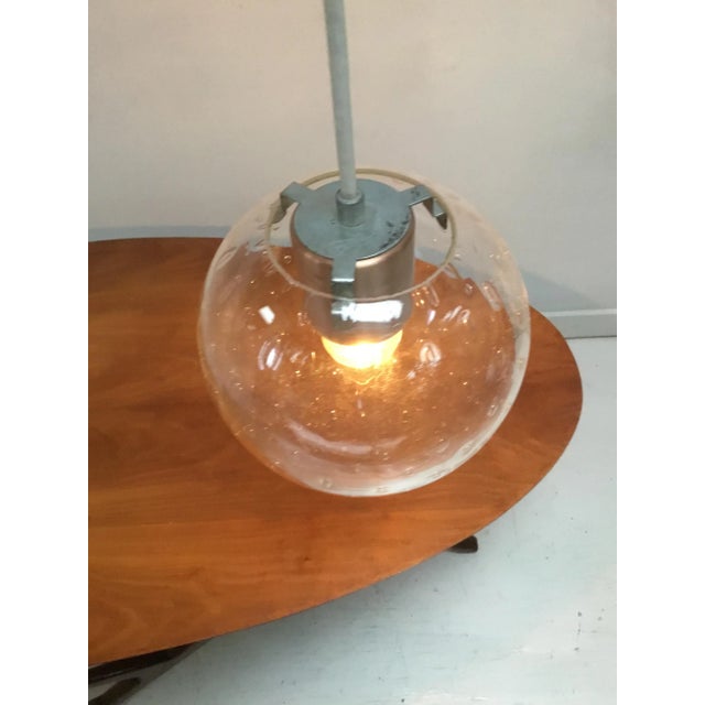 Contemporary Small Vintage Glass Globe Pendant from Raak For Sale - Image 3 of 5