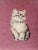 Wood Vintage Needlepoint Cat Footstool For Sale - Image 7 of 7