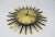 Mid-Century Modern Sunburst Wall Clock by CONDOR, 1950s Stunning wall clock made of Iron & brass. One of the most...